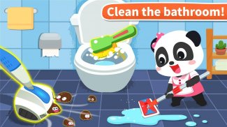 Домашняя уборка панды screenshot 0
