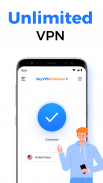 SkyVPN-Лучший Бесплатный VPN Прокси WiFi Hotspot screenshot 2