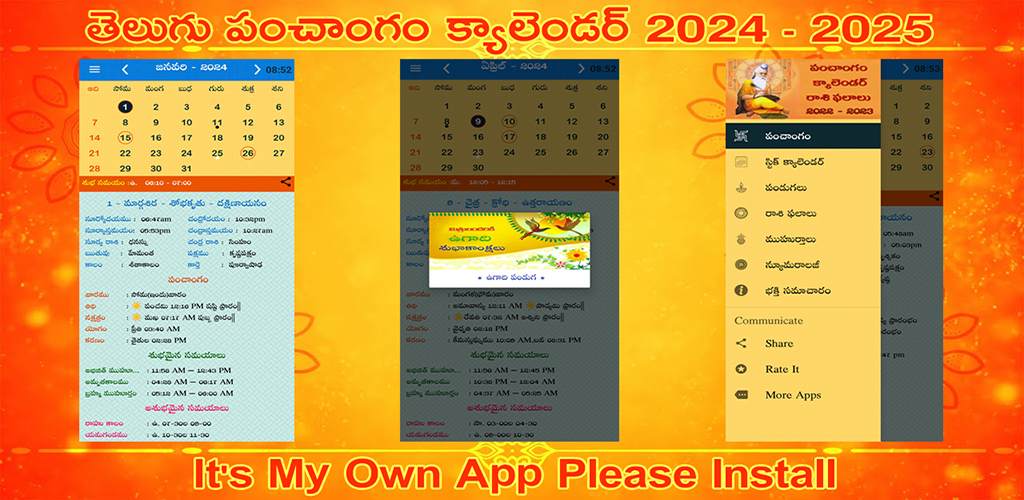 Telugu Panchangam 2024 2025 APK Download for Android Aptoide