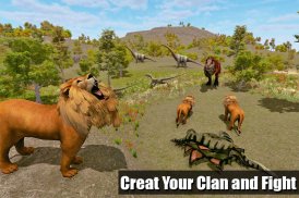singa liar vs dinosaurus: hidup pertempuran pulau screenshot 13