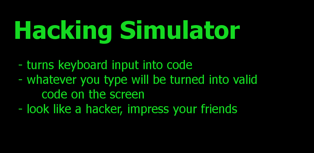 Code Typer - Hacking Simulator for Android - Free App Download