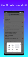Assistant Trigger (Airpods battery & more) screenshot 2