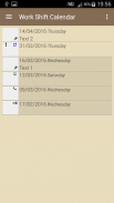 Work Shift Calendar screenshot 1