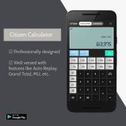 Citizen Calculator Plus screenshot 0