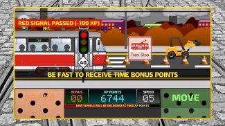 Tram Driver Simulator 2D - simulador de elétricos screenshot 0