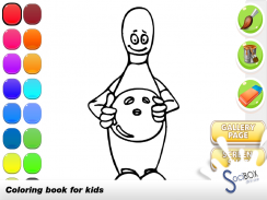 bowling coloring book screenshot 4