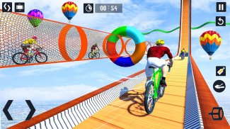 BMX Bicycle Stunt 3D Race Game screenshot 0