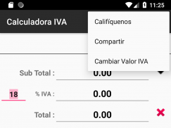 Calculadora IVA screenshot 1