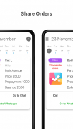 Calendar for orders screenshot 2