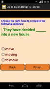 ENGLISH GERUND and INFINITIVE screenshot 2