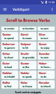 VerbSquirt Spanish Verbs screenshot 2