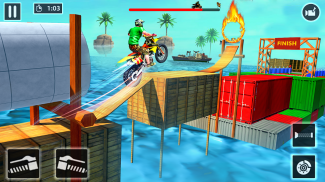 Tricky Motorbike Stunt Game screenshot 1