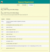 Gypsum Requirement screenshot 2