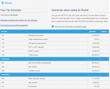 eFile Canadian Tax Return screenshot 6