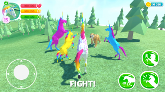 Unicorn Simulator 2 Jeu de la famille des animaux screenshot 2