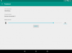 BLE Peripheral Simulator screenshot 2