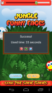 Jungle Funny Faces Free screenshot 3