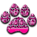 Glitter Pink Leopard Keyboard Theme