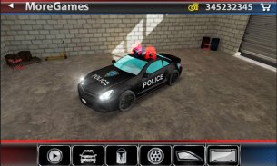 कार पार्किंग 3 डी: पुलिस कारें screenshot 12