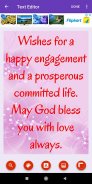 Happy Engagement:Greeting, Photo Frames,GIF,Quotes screenshot 7