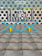 Soccer Ball Knockdown - aim, flick and tumble cans screenshot 11