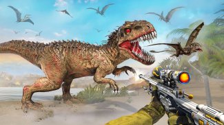 Wild Dino Hunting Gun Games 3d screenshot 0