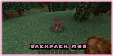 Minecraft के लिए बैकपैक मॉड screenshot 3