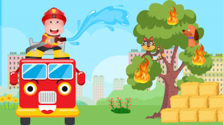 Truck Games: Fireman for kids screenshot 0