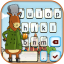 Mule Drinking Keyboard Theme