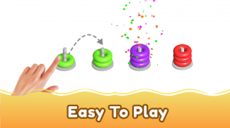 Color Hoop stack: 3D sort game screenshot 6