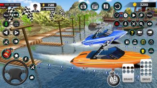 louco barco corrida:barco jogo screenshot 2