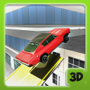 Stunt de carro de salto carro Icon