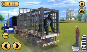 3D Truck Animal Zoo Transport screenshot 1