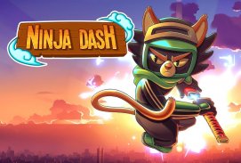 Ninja Dash - Ronin Shinobi: Main, melompat, potong screenshot 0