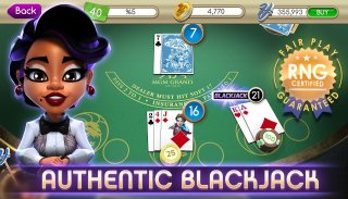 myVEGAS Blackjack 21 - Game Kartu Kasino Vegas screenshot 2