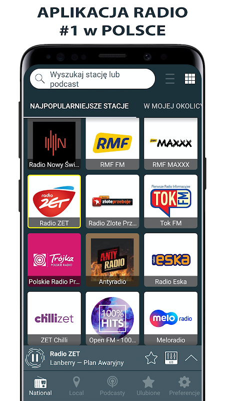 Descanso correr empeñar Radio Internetowe - Polskie Radio Online - Descargar APK para Android |  Aptoide