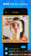 Birthday video maker with song and name screenshot 4