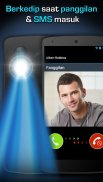 Notifikasi Flash-Telepon, SMS screenshot 0