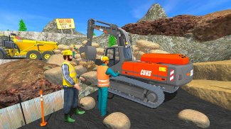 Excavator Road Builder Construction Stone Cutter screenshot 5