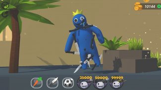 Kick the Rainbow Monster 3D screenshot 2