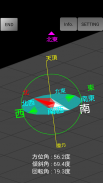 3D Compass Gyroscope★ジャイロコンパス screenshot 2