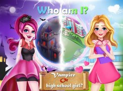 Princesa do vampiro: a nova garota na escola screenshot 1