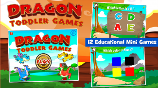 Toddler gratuit Jeux Dragon screenshot 0