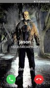 Scary fake call from jason character Friday the 13 screenshot 1