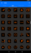 Black and Orange Icon Pack ✨Free✨ screenshot 16