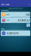 Bitcoin x British Pound screenshot 1