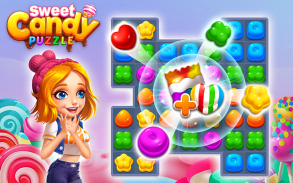 Sweet Candy Puzzle: Crush & Pop Free Match 3 Game screenshot 1