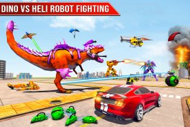 Helicopter Robot Transformation- Robot Games screenshot 5
