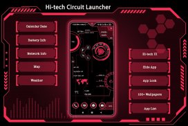 Hi-tech Circuit Launcher screenshot 2