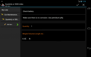 Car Maintenance List FREE screenshot 4
